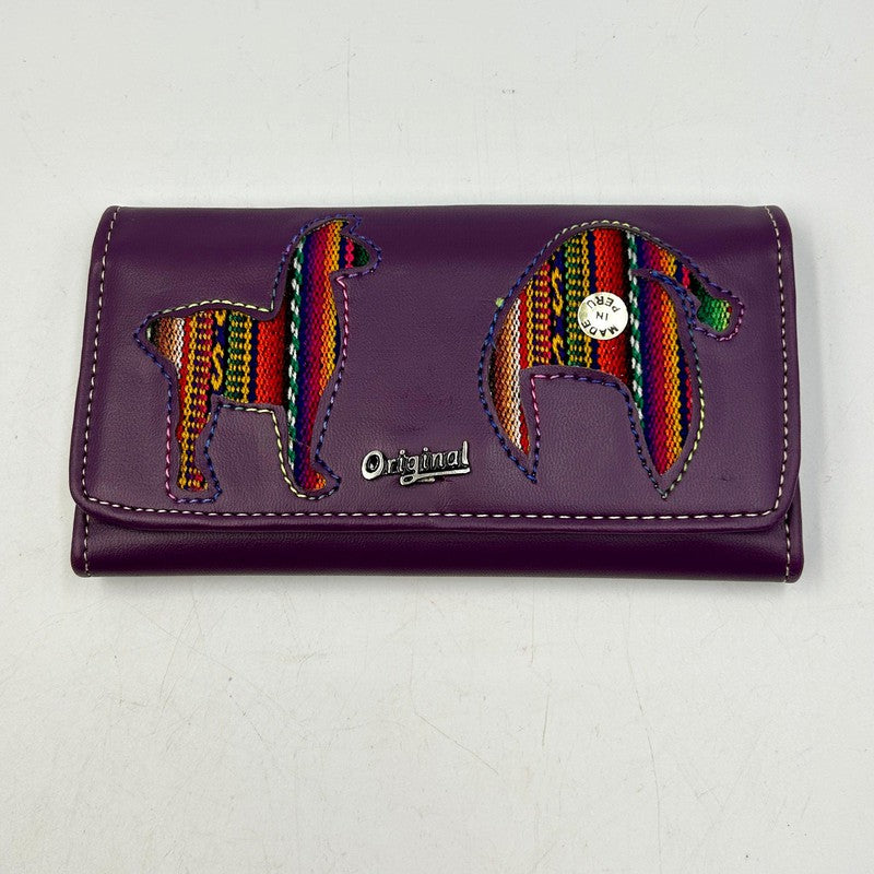 Hand Made Pattern Wool Full-Size Wallets || Peru-Nature's Treasures