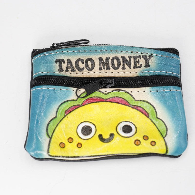 Hand Made Taco Money Coin Pouches || Peru-Nature's Treasures
