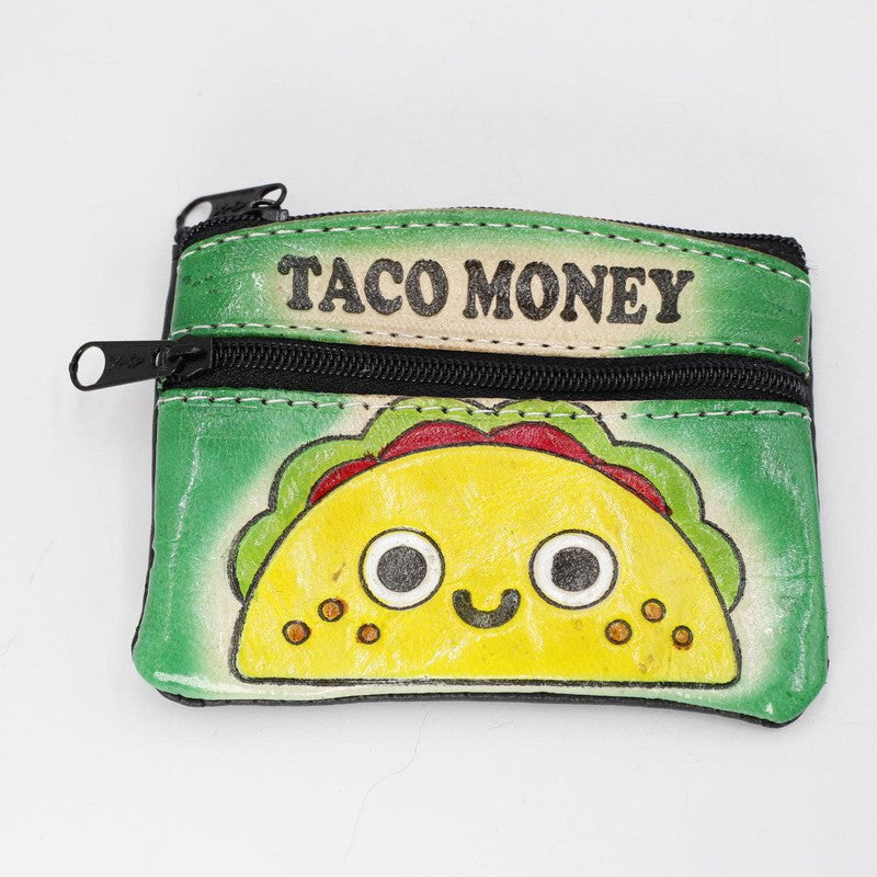 Hand Made Taco Money Coin Pouches || Peru-Nature's Treasures