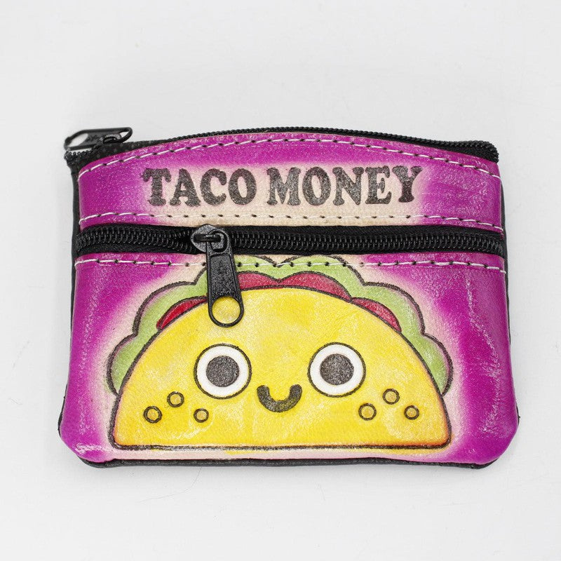 Hand Made Taco Money Coin Pouches || Peru-Nature's Treasures