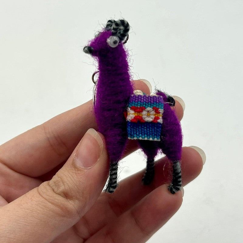 Hand Made Woven Llama Keychains || Peru-Nature's Treasures