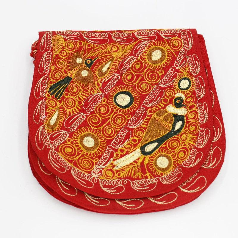 Hand-Stitched Fan Side Bag Purse || Peru-Nature's Treasures