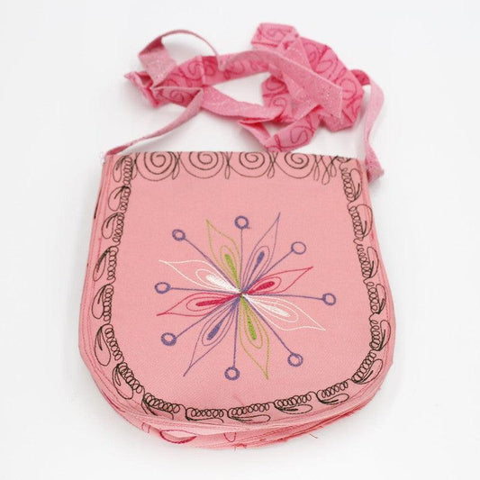 Hand-Stitched Fan Side Bag Purse || Peru-Nature's Treasures