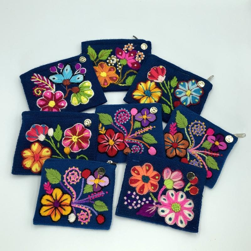 Hand Stitched Wool Coin Pouches || Peru-Nature's Treasures