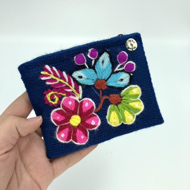 Hand Stitched Wool Coin Pouches || Peru-Nature's Treasures