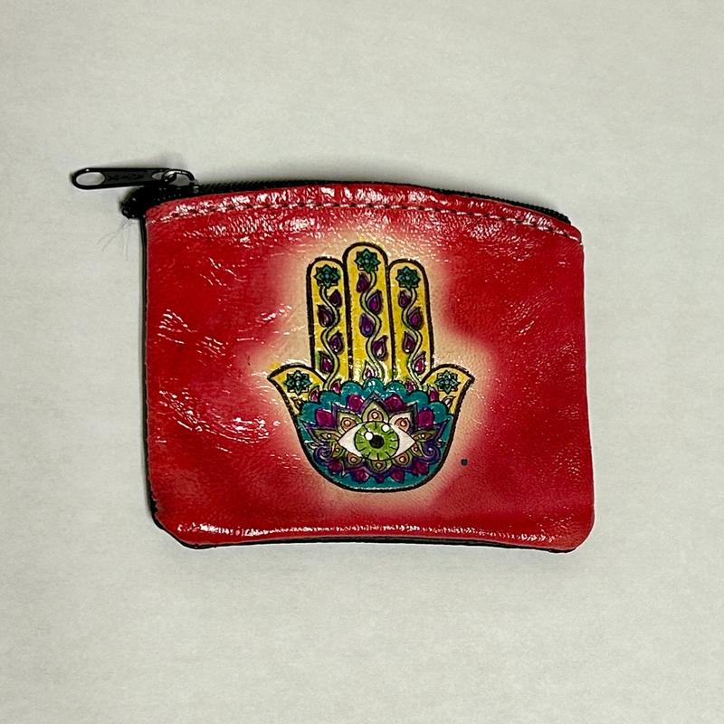 Handmade Peruvian Coin Wallets || Hamsa Design-Nature's Treasures