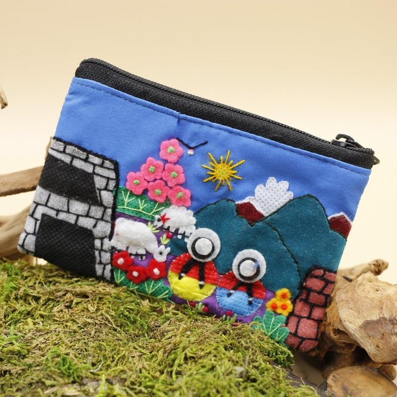 Handmade Stitched Peruvian Coin Pouches-Nature's Treasures