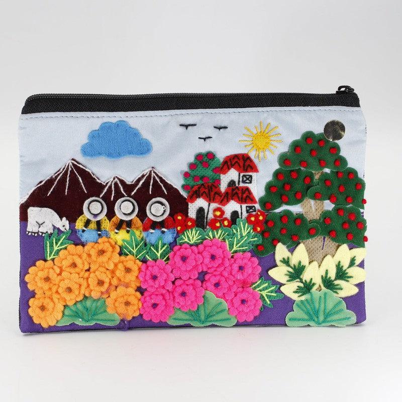 Handmade Stitched Peruvian Pouches-Nature's Treasures