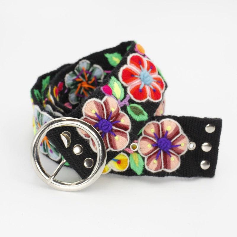 Handwoven Peruvian Floral Belts || Peru-Nature's Treasures