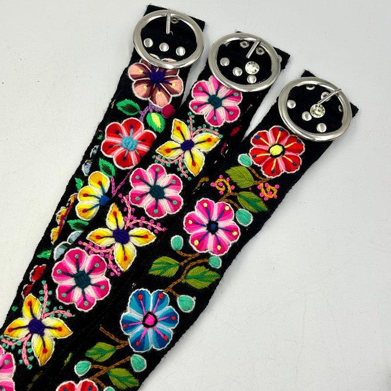 Handwoven Peruvian Floral Belts || Peru-Nature's Treasures
