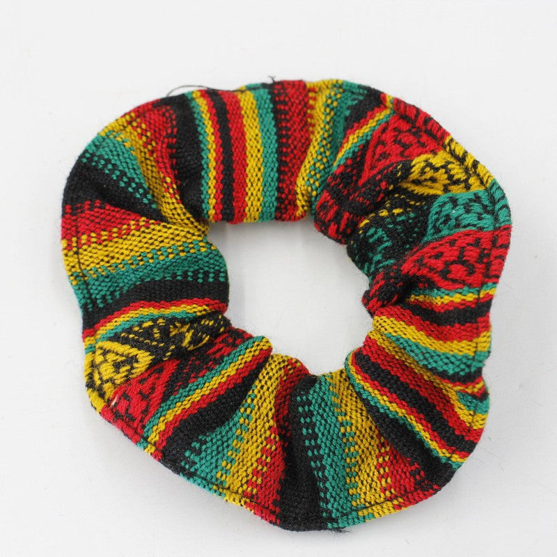 Handwoven Peruvian Hair Scrunchies || Hair Accessories-Nature's Treasures