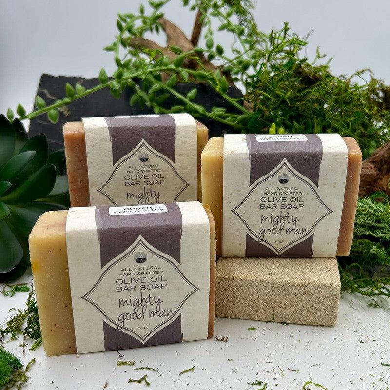 Heartland Fragrance Olive Oil Bar Soap - Mighty Good Man-Nature's Treasures