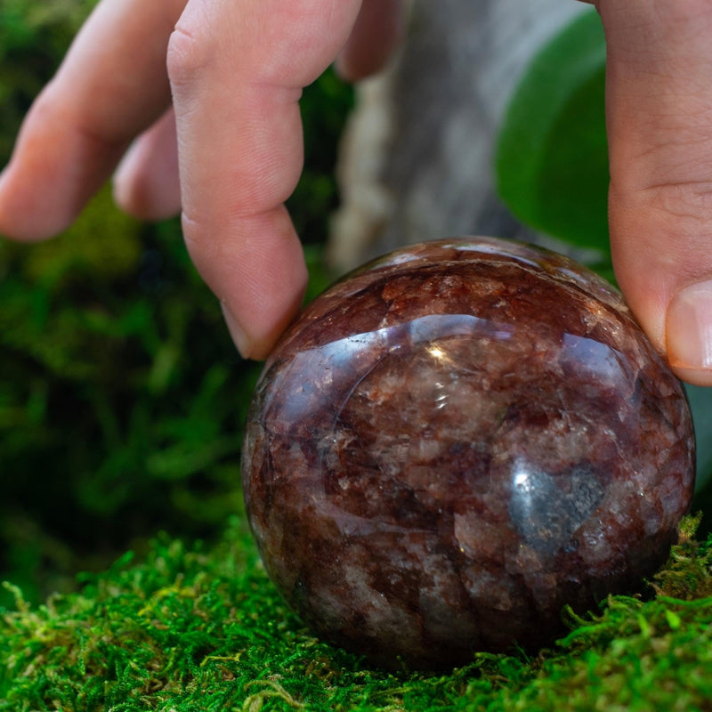 Heated Red Hematoid Quartz Spheres || Madagascar-Nature's Treasures