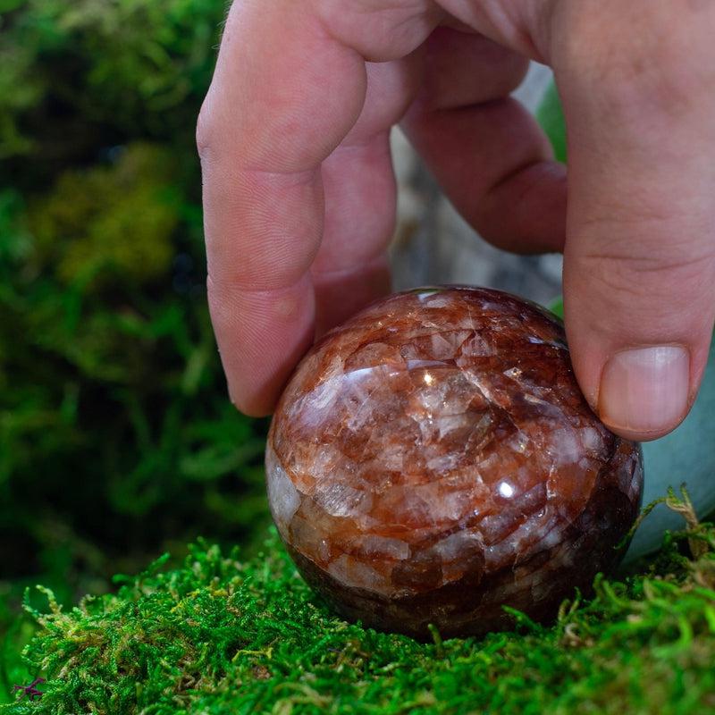 Heated Red Hematoid Quartz Spheres || Madagascar-Nature's Treasures