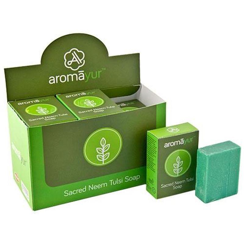 Hem Aromayur Sacred Neem Tulsi Soap-Nature's Treasures