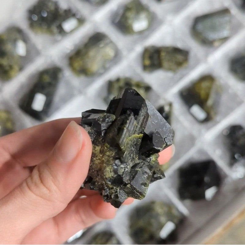 High Grade Epidote Clusters || Trunk Show 2024-Nature's Treasures