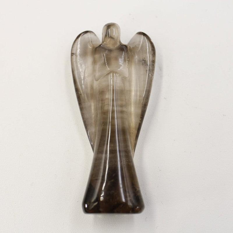 High-Grade Polished Smoky Quartz Angel Carvings From Brazil-Nature's Treasures