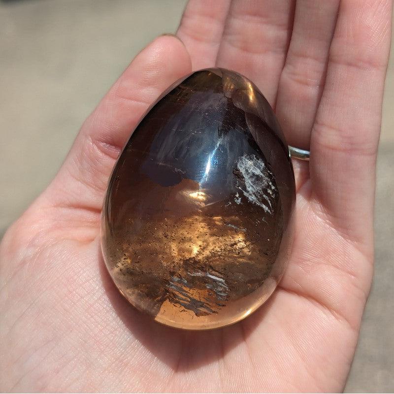 High Grade Smoky Quartz Crystal Egg Carvings || Trunk Show 2024-Nature's Treasures