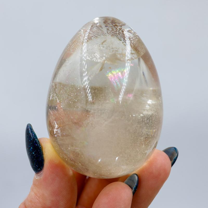 High Grade Smoky Quartz Crystal Egg Carvings || Trunk Show 2024