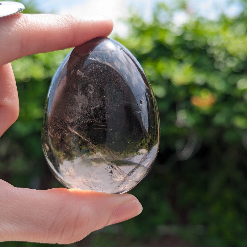 High Grade Smoky Quartz Crystal Egg Carvings || Trunk Show 2024-Nature's Treasures