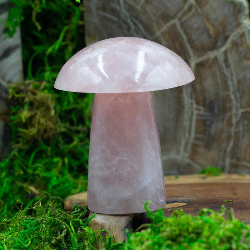 High Quality Rose Quartz Crystal Mushrooms || Madagascar-Nature's Treasures