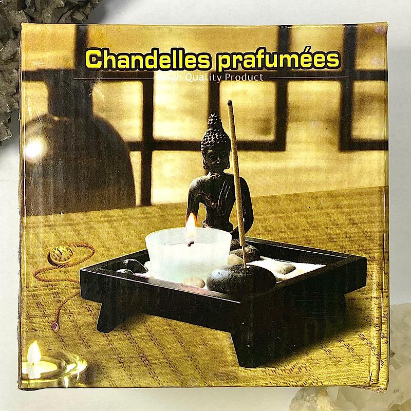 Home decor Buddha Zen Incense & Candle Holder Set-Nature's Treasures