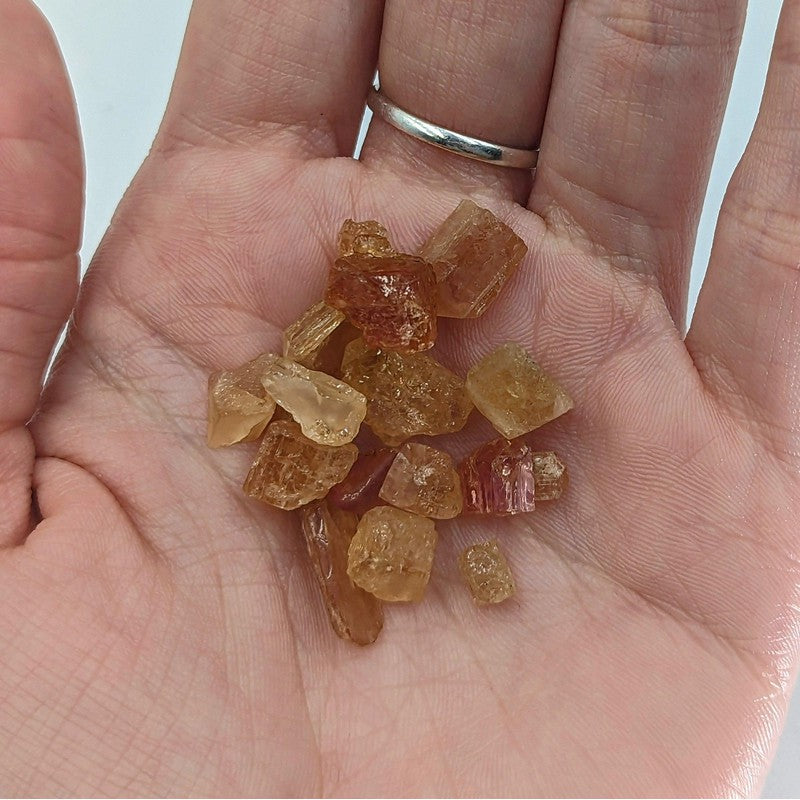 Imperial Topaz 10 Gram Bag Raw Pieces || Brazil-Nature's Treasures