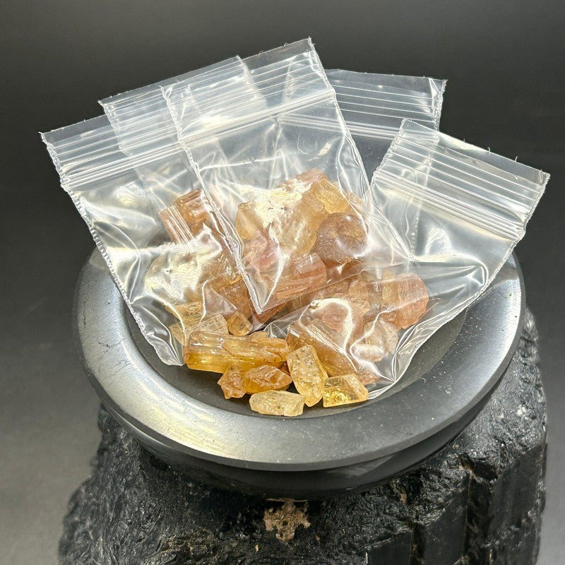 Imperial Topaz 10 Gram Bag Raw Pieces || Brazil-Nature's Treasures