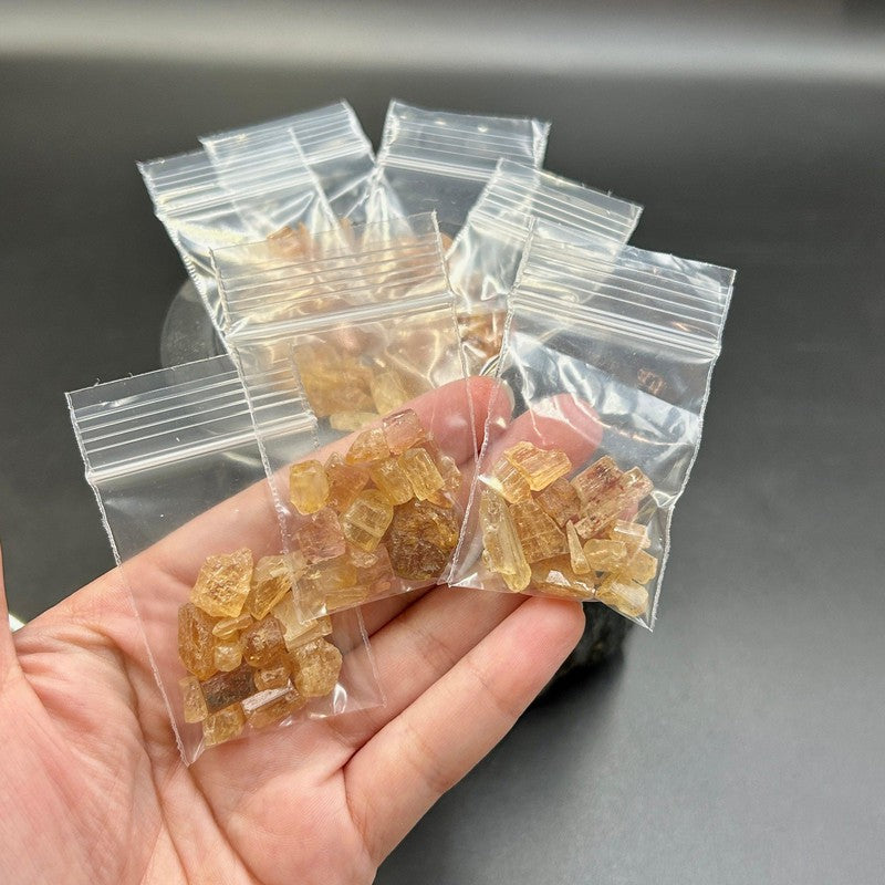 Imperial Topaz 10 Gram Bag Raw Pieces || Brazil-Nature's Treasures