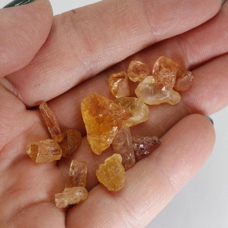 Imperial Topaz 10 Gram Bag Raw Pieces || Brazil-Nature's Treasures