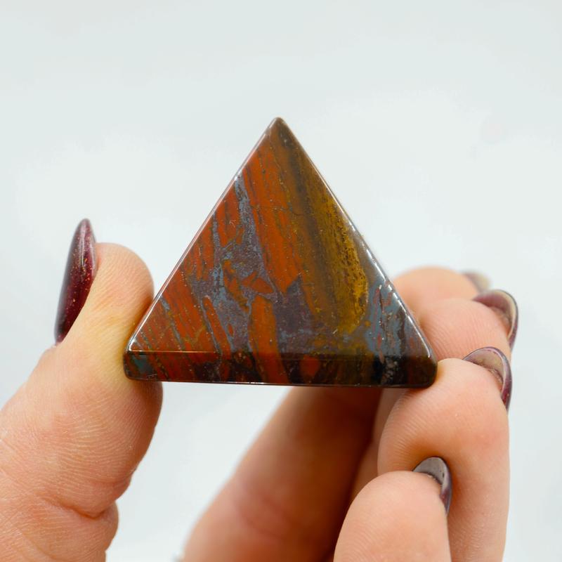 Iron Tiger's Eye Pyramid - Small || Trunk Show 2024-Nature's Treasures