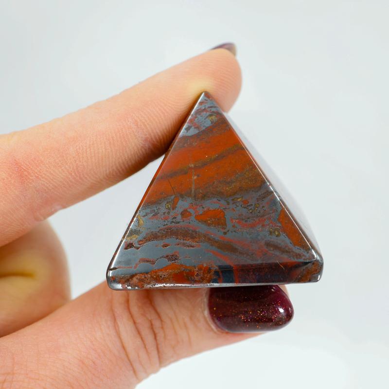Iron Tiger's Eye Pyramid - Small || Trunk Show 2024-Nature's Treasures
