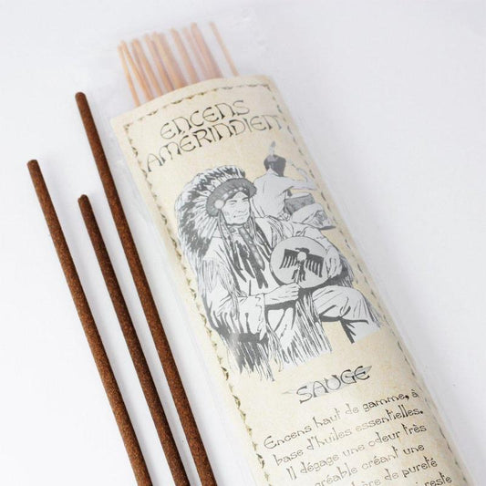 Jabou Amerindien "Sage" Incense Sticks 35gr-Nature's Treasures
