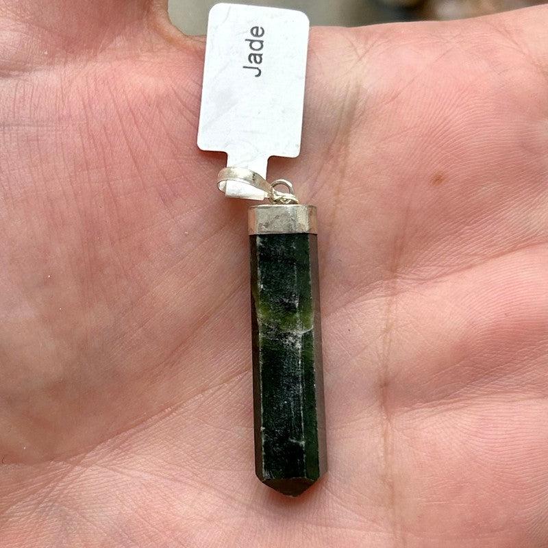 Jade Pendants || .925 Sterling Silver-Nature's Treasures