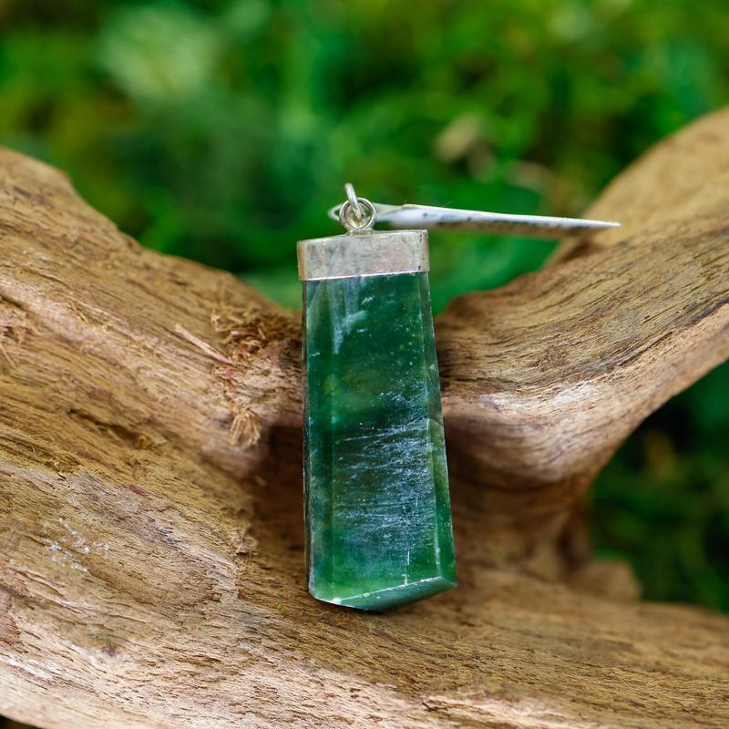 Jade Pendants || .925 Sterling Silver-Nature's Treasures