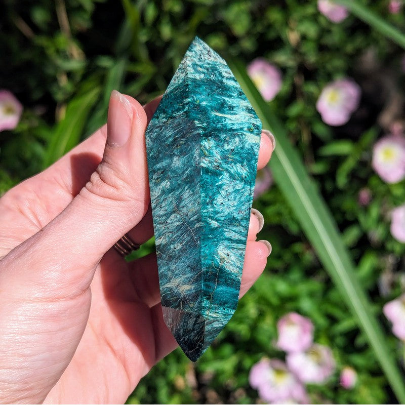 Jadeite Double Terminate Point-Nature's Treasures