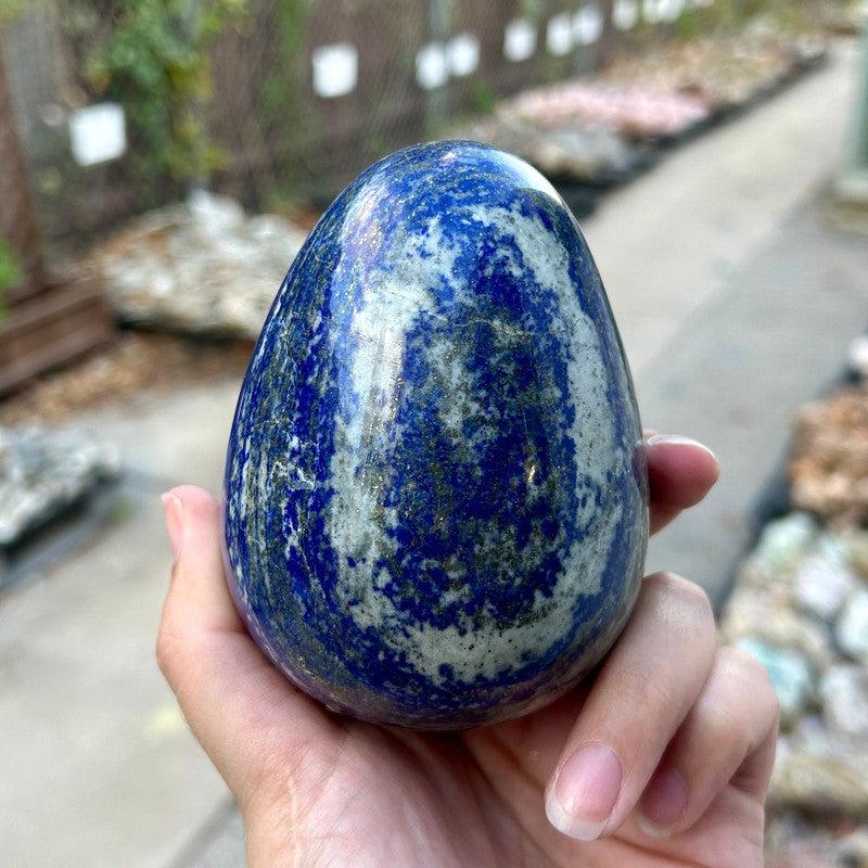 Jumbo Lapis Lazuli Egg || Trunk Show-Nature's Treasures