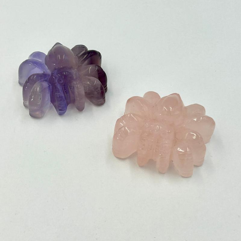 Jumping Spider Crystal Carvings || Trunk Show-Nature's Treasures