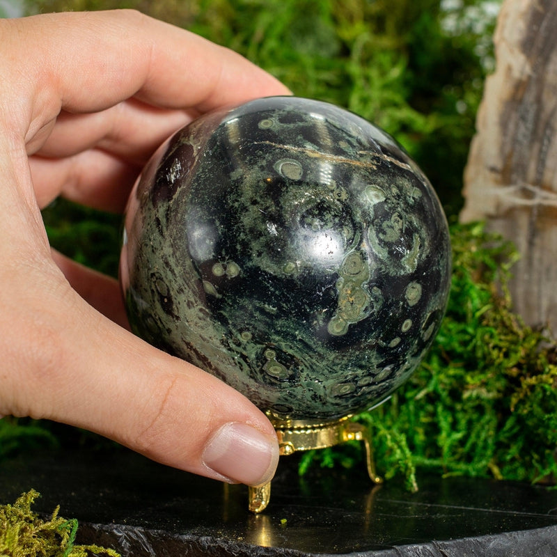 Kambaba Jasper Spheres || Mental Stabilizer, Grounding || Madagascar-Nature's Treasures