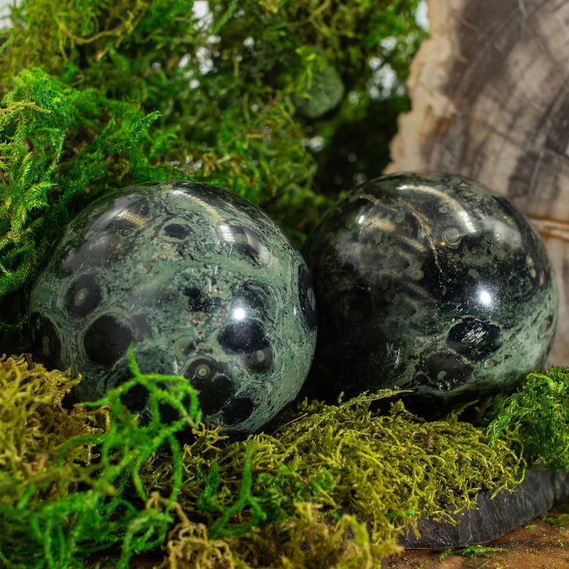 Kambaba Jasper Spheres || Mental Stabilizer, Grounding || Madagascar-Nature's Treasures