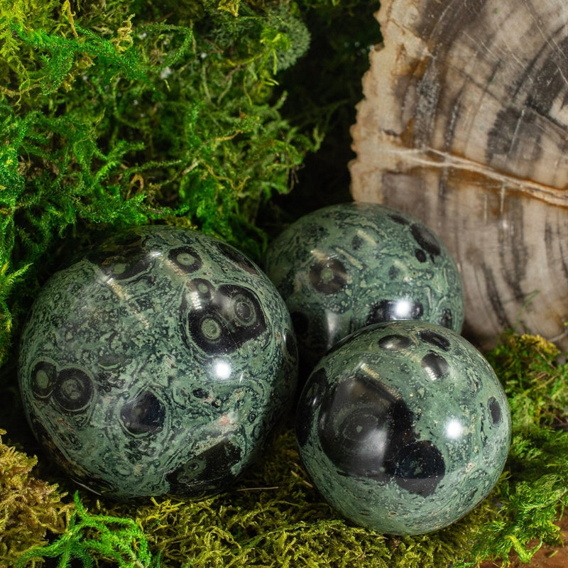 Kambaba Jasper Spheres || Mental Stabilizer, Grounding || Madagascar-Nature's Treasures