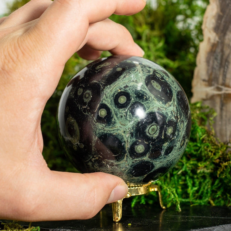 Kambaba Jasper Spheres || Mental Stabilizer, Grounding || Madagascar-Nature's Treasures