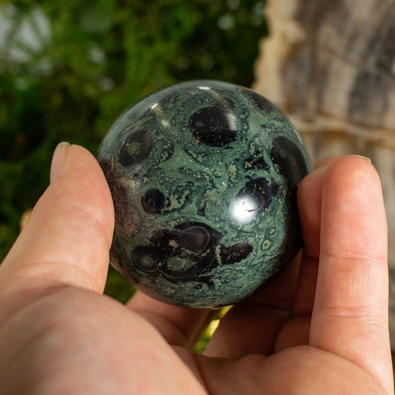 Kambaba Jasper Spheres || Mental Stabilizer, Grounding || Madagascar-Nature's Treasures