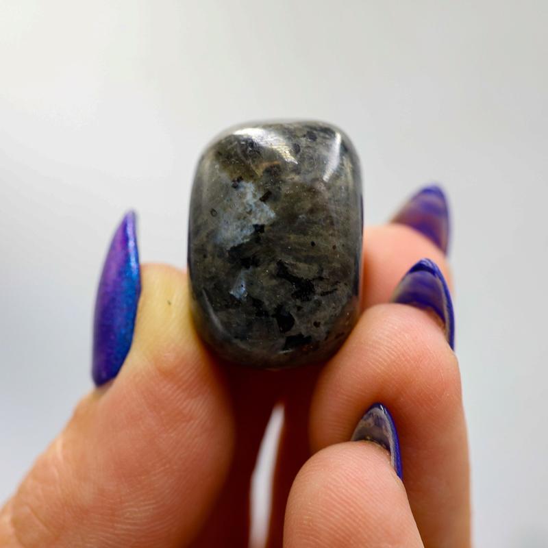 Larvikite Tumbled Stone-Nature's Treasures