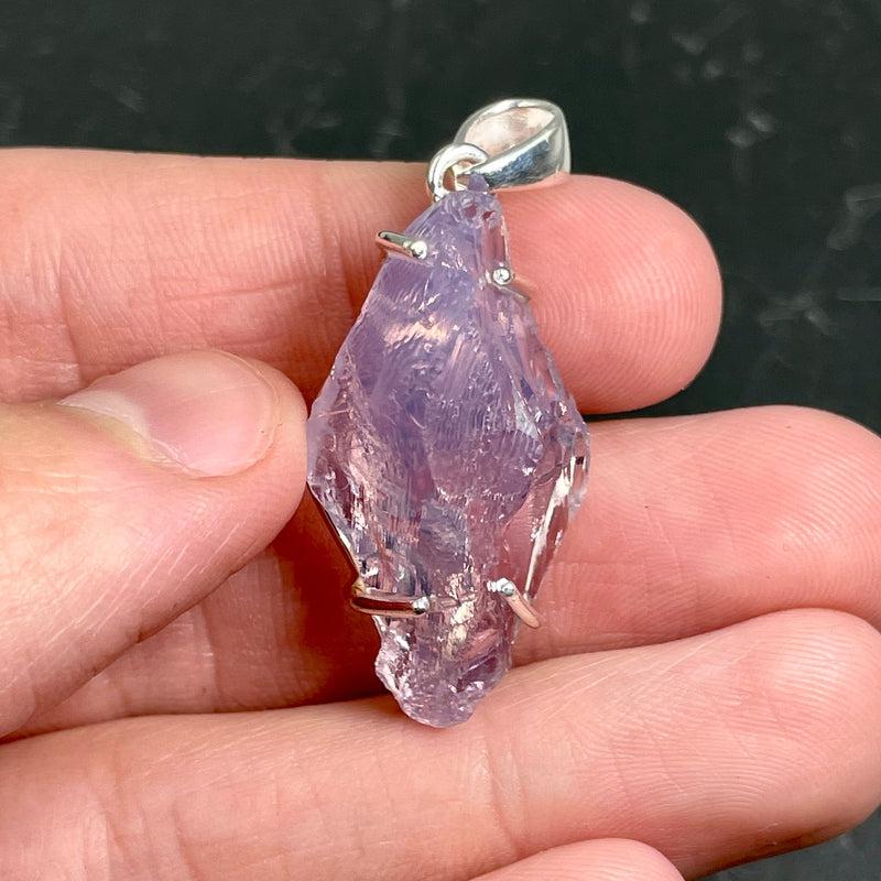 Lavender Quartz Pendant | .925 Sterling Silver | Brazil-Nature's Treasures