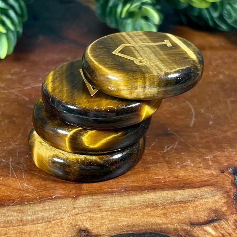 Lazier Etched Archangel Sigil Symbol Stone Set| Healers, Beginners-Nature's Treasures
