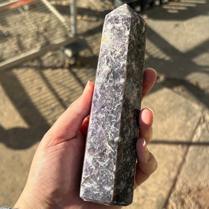 Lepidolite Tower Points-Nature's Treasures