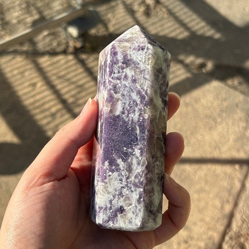 Lepidolite Tower Points-Nature's Treasures