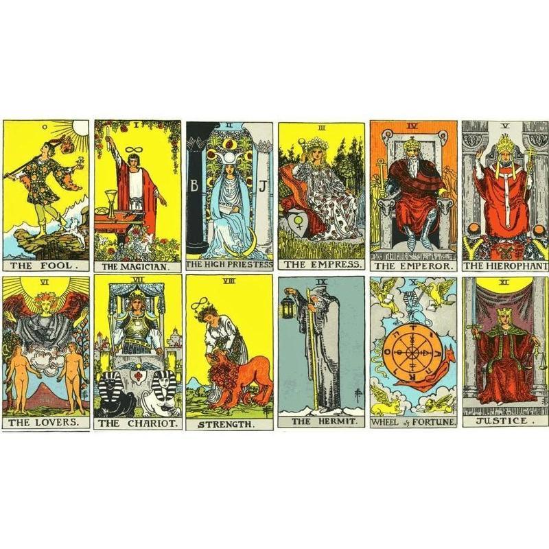 Miniature Rider-Waite Tarot Deck-Nature's Treasures