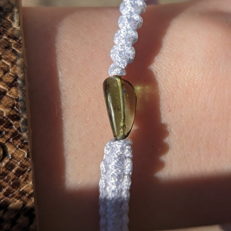 Moldavite Friendship Bracelet-Nature's Treasures